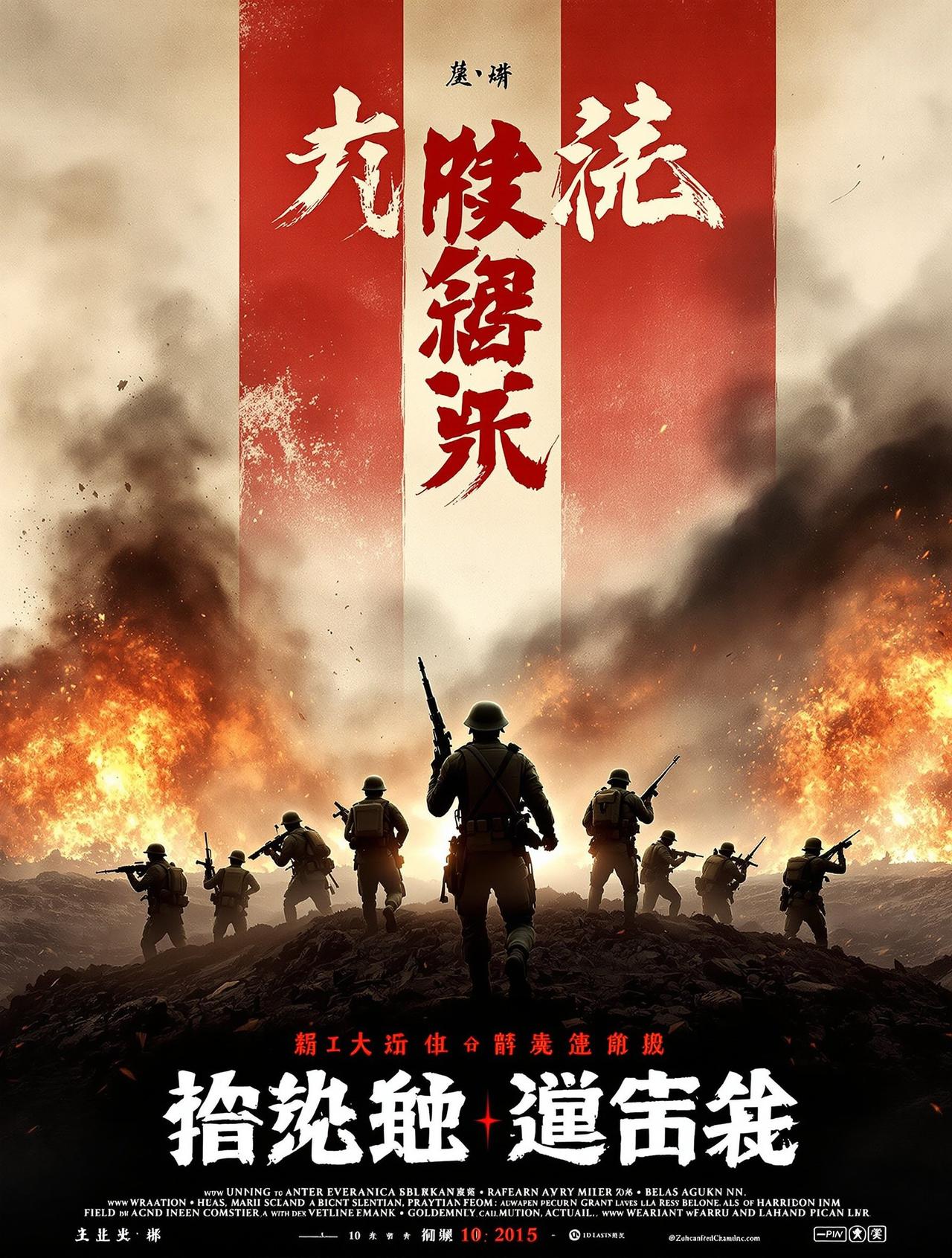 6v影视作品《烽火狼烟》高清海报封面
